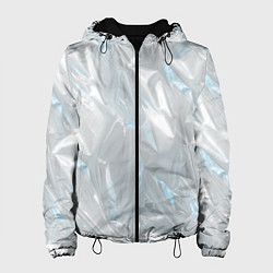 Куртка с капюшоном женская Голографическая текстура, цвет: 3D-черный