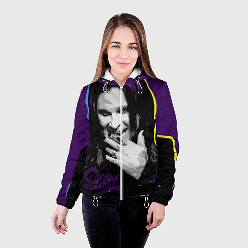 Женская куртка Ozzy Osbourne, Оззи Осборн / 3D-Белый – фото 4