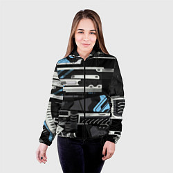 Куртка с капюшоном женская CS VULCAN STEEL ВУЛКАН, цвет: 3D-черный — фото 2