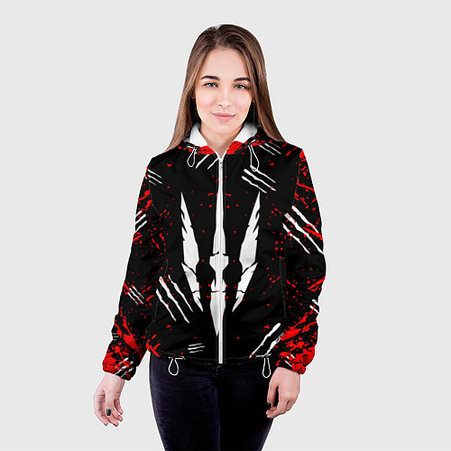 Женская куртка The Witcher 2 : Убийцы королей / 3D-Белый – фото 4