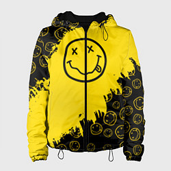 Женская куртка Nirvana Smile Нирвана Рваный Паттерн