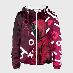 Женская куртка ИГРА В КАЛЬМА, УЗОР ИЕРОГЛИФЫ