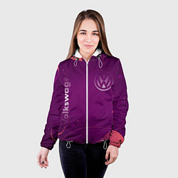 Куртка с капюшоном женская Volksvasen, цвет: 3D-белый — фото 2