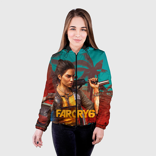 Женская куртка Far Cry Dani Rojas / 3D-Черный – фото 4