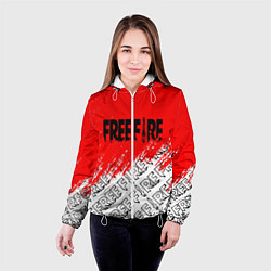 Куртка с капюшоном женская Фри фаер День Booyah,, цвет: 3D-белый — фото 2