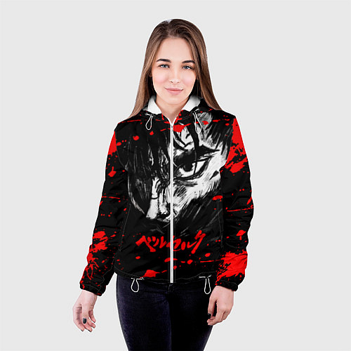 Женская куртка ГАТС БЕРСЕРК BERSERK / 3D-Белый – фото 4