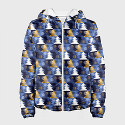 Женская куртка Ёлочки - Снежинки