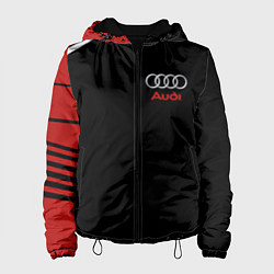 Женская куртка АУДИ ЛОГО AUDI GEOMETRY RED STRIPES LINE