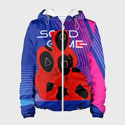 Женская куртка Игра в кальмара 3 персонажа