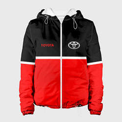 Куртка с капюшоном женская Toyota Два цвета, цвет: 3D-белый