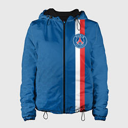 Куртка с капюшоном женская PSG SPORT STRIPES UNIFORM, цвет: 3D-черный