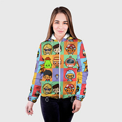 Куртка с капюшоном женская TOCA BOCA WORLD HERO, цвет: 3D-белый — фото 2