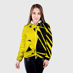 Куртка с капюшоном женская Цвета победы, цвет: 3D-белый — фото 2