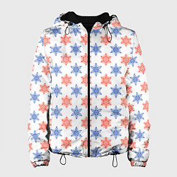 Женская куртка Снежинки паттернsnowflakes pattern