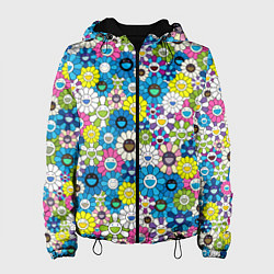 Женская куртка Takashi Murakami Улыбающиеся цветы