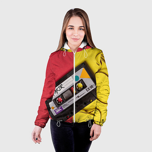 Женская куртка FULL OLD DCHOOL / 3D-Белый – фото 4