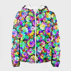 Женская куртка Rainbow flowers
