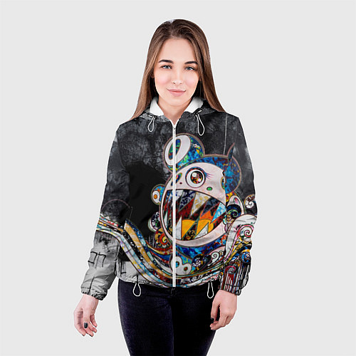 Женская куртка Монстр мышь / 3D-Белый – фото 4