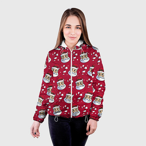 Женская куртка Дед Морoз / 3D-Белый – фото 4
