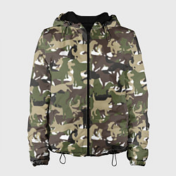 Женская куртка Камуфляж из Собак Camouflage