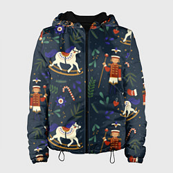Женская куртка Щелкунчик паттерн с лошадкой