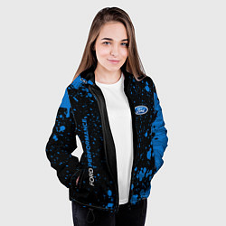 Куртка с капюшоном женская FORD PERFORMANCE - Краска, цвет: 3D-черный — фото 2
