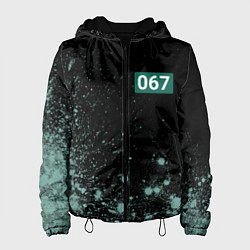 Женская куртка ИГРА В КАЛЬМАРА - 067Я - Краски