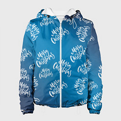 Женская куртка Merry Christmas - Новогодний паттерн