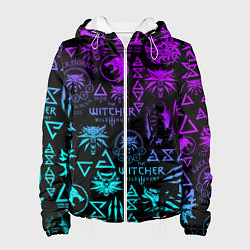 Женская куртка ВЕДЬМАК ЛОГОБОМБИНГ НЕОН