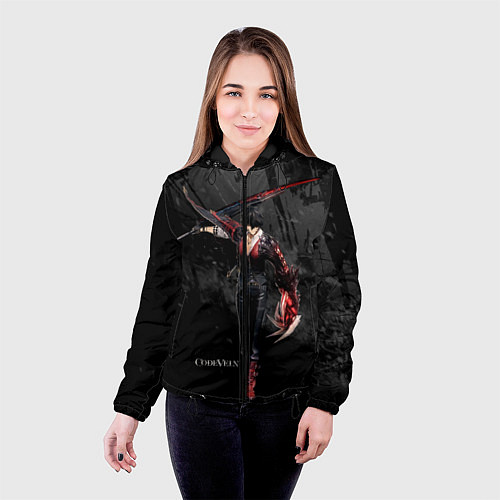Женская куртка Луи Амамия Code Vein / 3D-Черный – фото 4