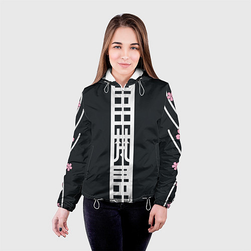 Женская куртка ЧЕРНЫЕ ДРАКОНЫ BLACK DRAGON / 3D-Белый – фото 4