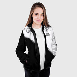 Куртка с капюшоном женская Обушки воробушки, цвет: 3D-черный — фото 2