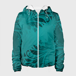 Женская куртка Малахитовые листья