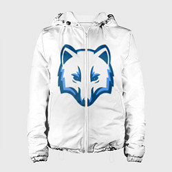 Куртка с капюшоном женская Полярный лис, цвет: 3D-белый