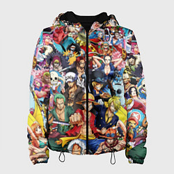 Женская куртка ВСЕ ГЕРОИ АНИМЕ ВАН ПИС ALL HEROES ONE PIECE