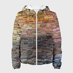 Женская куртка Книжные кирпичики знаний