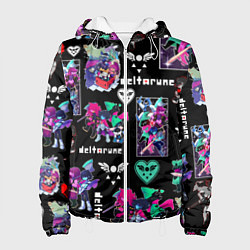 Женская куртка DELTARUNE PATTERN ART ГЕРОИ ДЕЛЬТАРУН