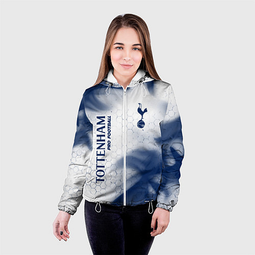 Женская куртка TOTTENHAM HOTSPUR Pro Football - Пламя / 3D-Белый – фото 4