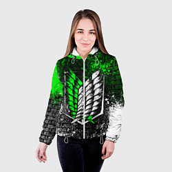 Куртка с капюшоном женская РАЗВЕД КОРПУС ЗЕЛЕНЫЙ 4 СЕЗОН, цвет: 3D-белый — фото 2