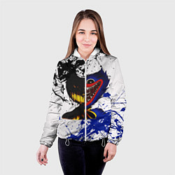 Куртка с капюшоном женская BENDY AND THE INK MACHINE POPPY PLAYTIME, цвет: 3D-белый — фото 2