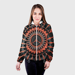 Куртка с капюшоном женская МаГический УзОр, цвет: 3D-белый — фото 2