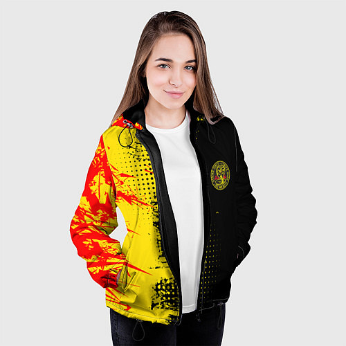 Женская куртка Кобра Кай Cobra Kai / 3D-Черный – фото 3