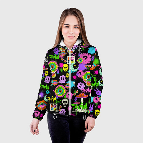 Женская куртка ACID / 3D-Белый – фото 4