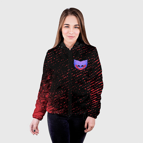 Женская куртка ХАГИ ВАГИ Краски / 3D-Черный – фото 4