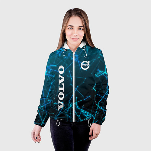 Женская куртка Volvo Geometry / 3D-Белый – фото 4