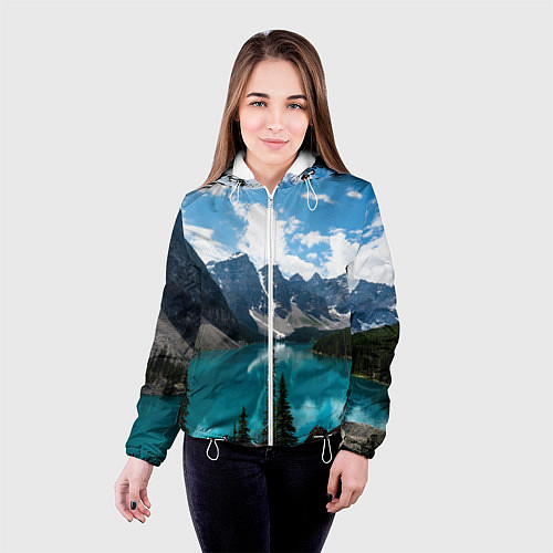 Женская куртка КанадаБанф / 3D-Белый – фото 4