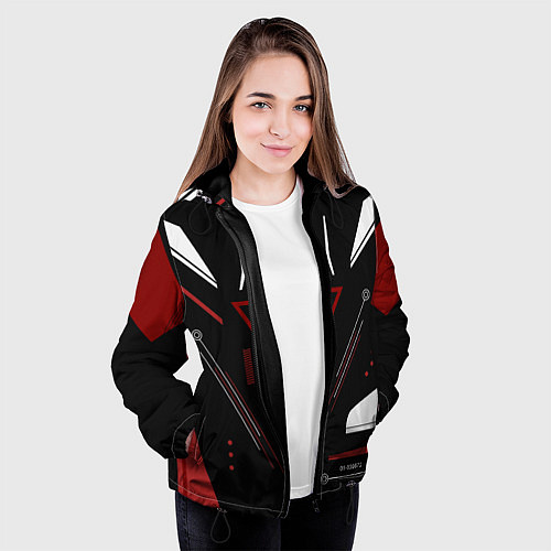 Женская куртка Сайрекс Сyrex CS GO / 3D-Черный – фото 3