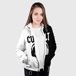 Куртка с капюшоном женская TDG CULT ACDC, цвет: 3D-белый — фото 2