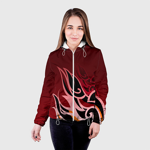 Женская куртка ТОМА GENSHIN IMPACT / 3D-Белый – фото 4