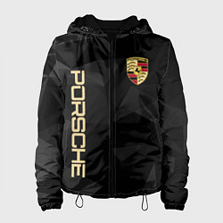 Куртка с капюшоном женская Porsche Порше, цвет: 3D-черный